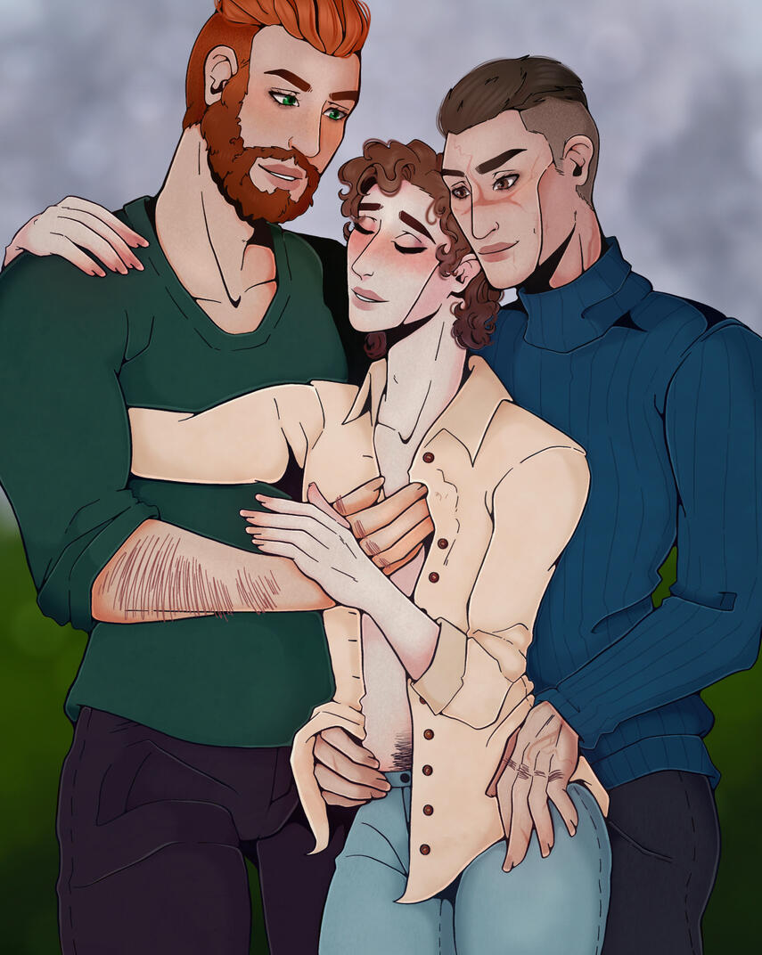 Darry, Folke, Fin by Zombiidactal